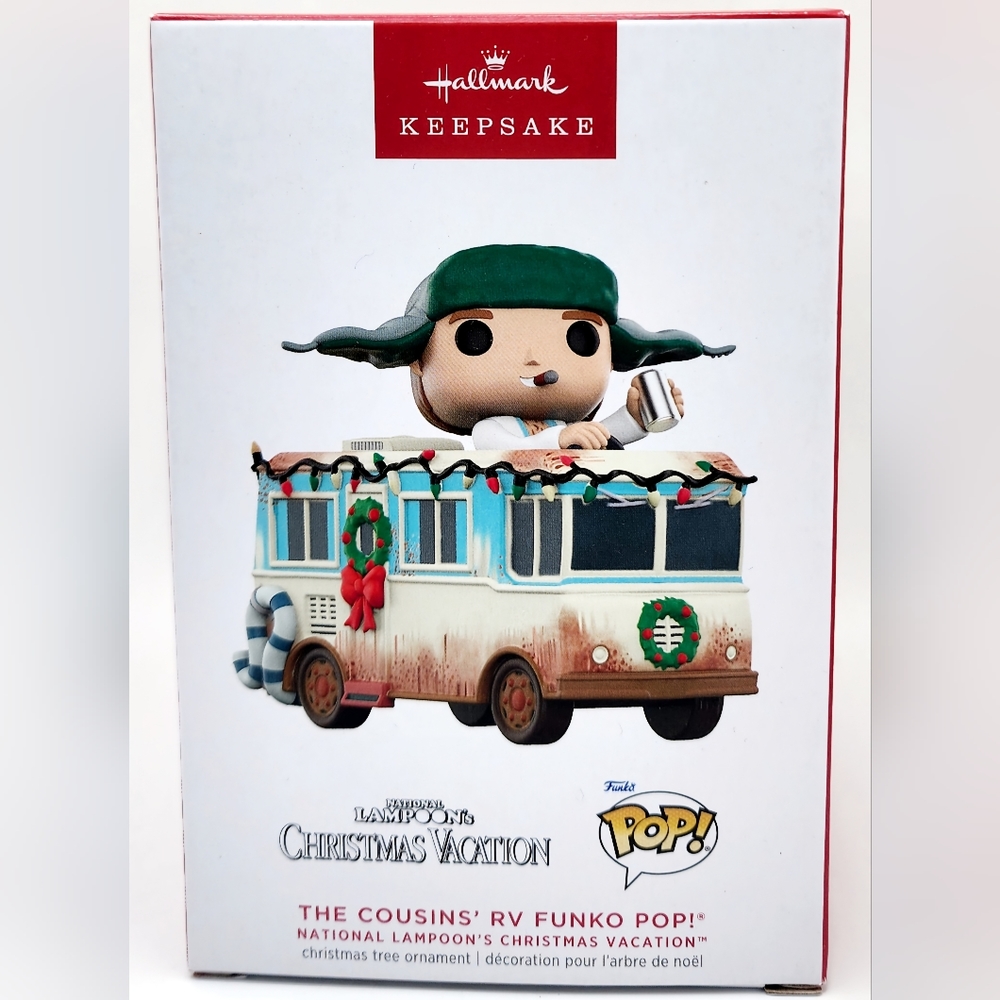 NEW 2023 Hallmark KEEPSAKE CHRISTMAS VACATION THE COUSINS RV Funko Pop Ornament